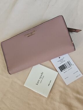 Kate Spade New York Dusty Pink Bifold Wallet